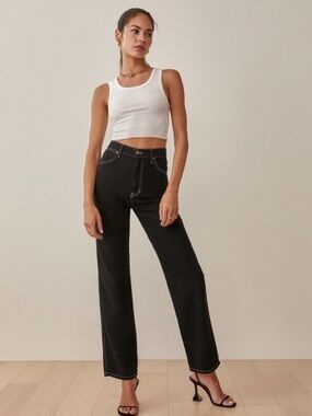 Reformation Cowboy High Rise Straight